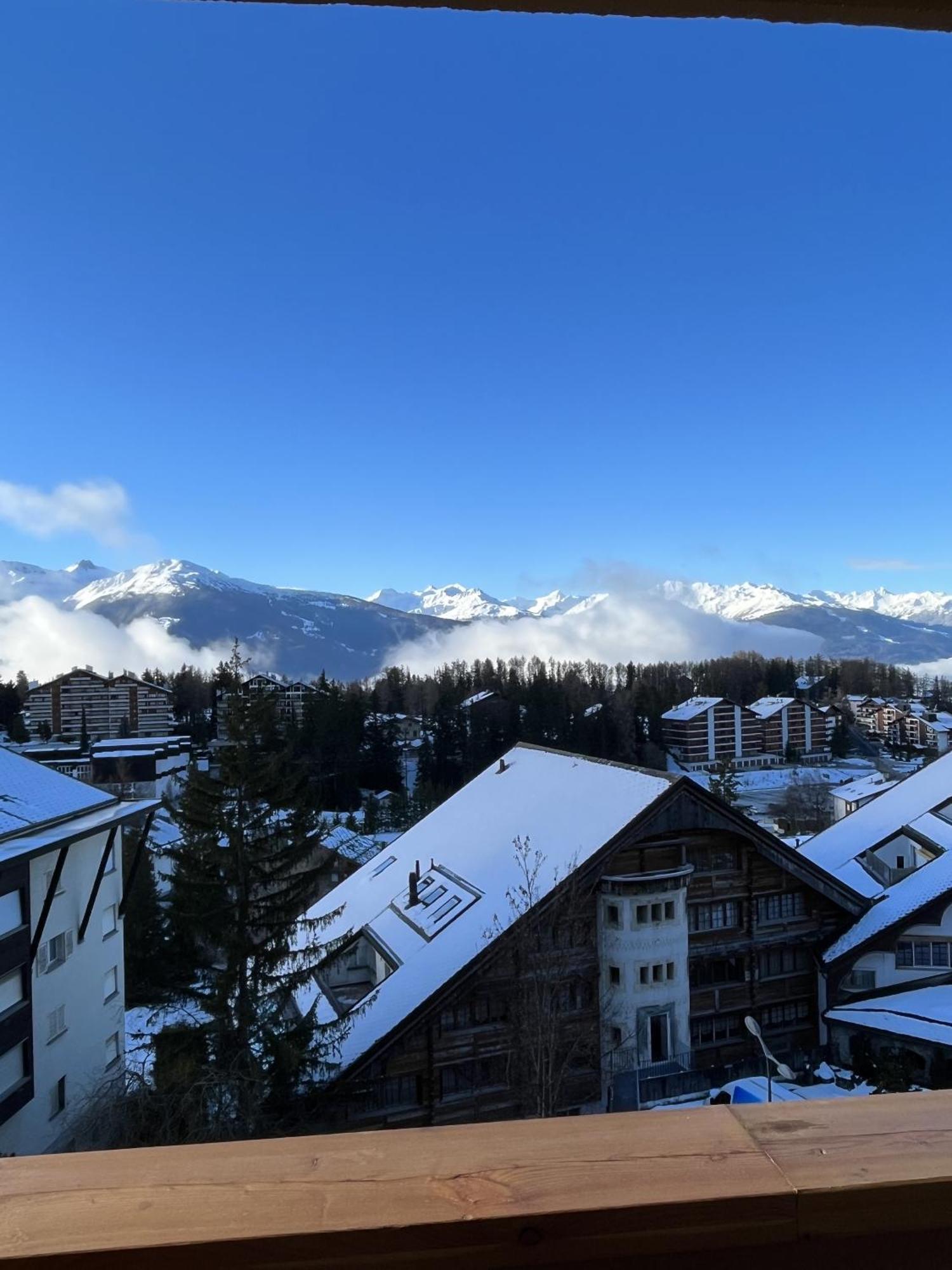 L'Eperon Center Crans Wonderful View Apartment Bagian luar foto