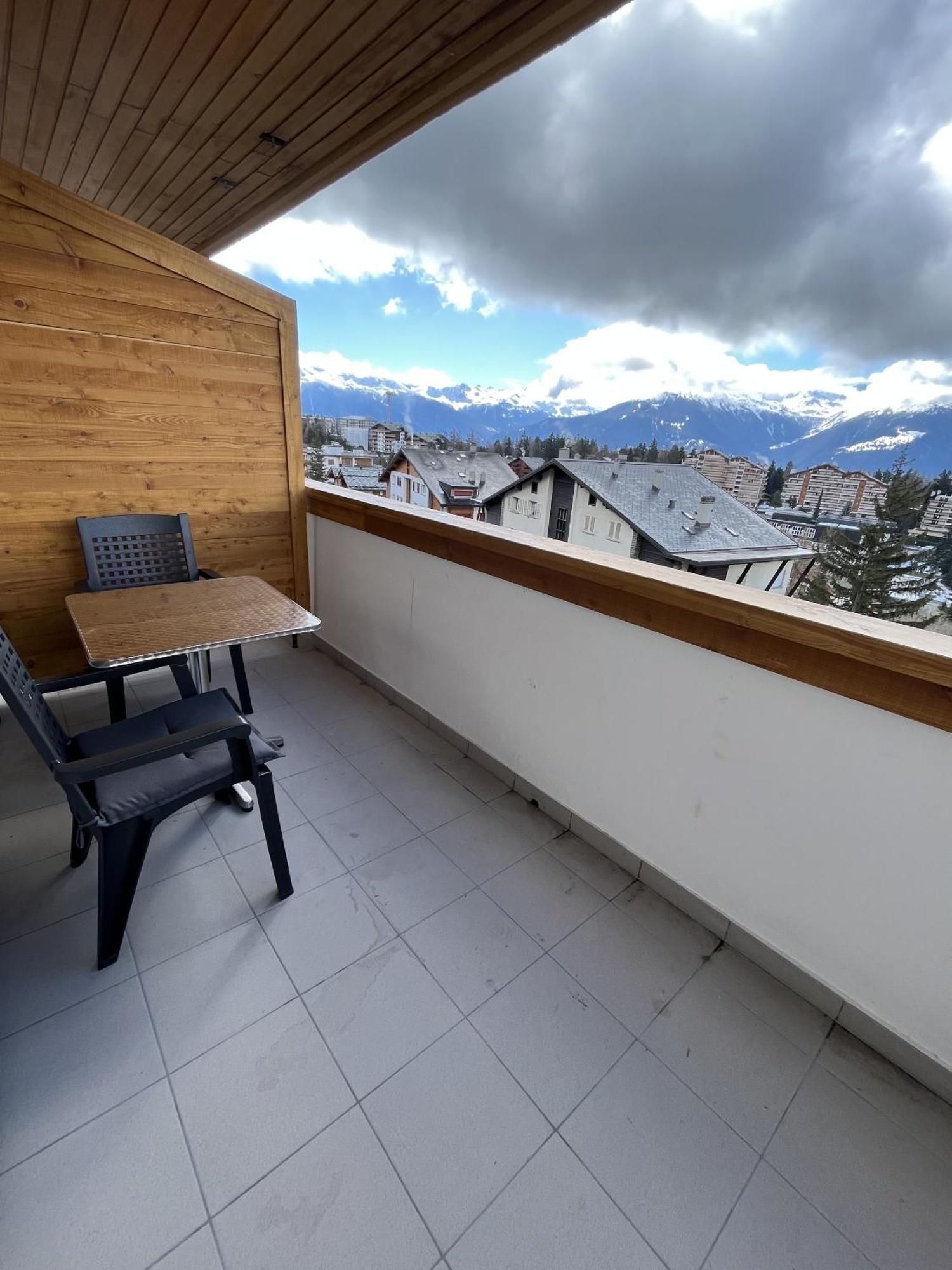 L'Eperon Center Crans Wonderful View Apartment Bagian luar foto