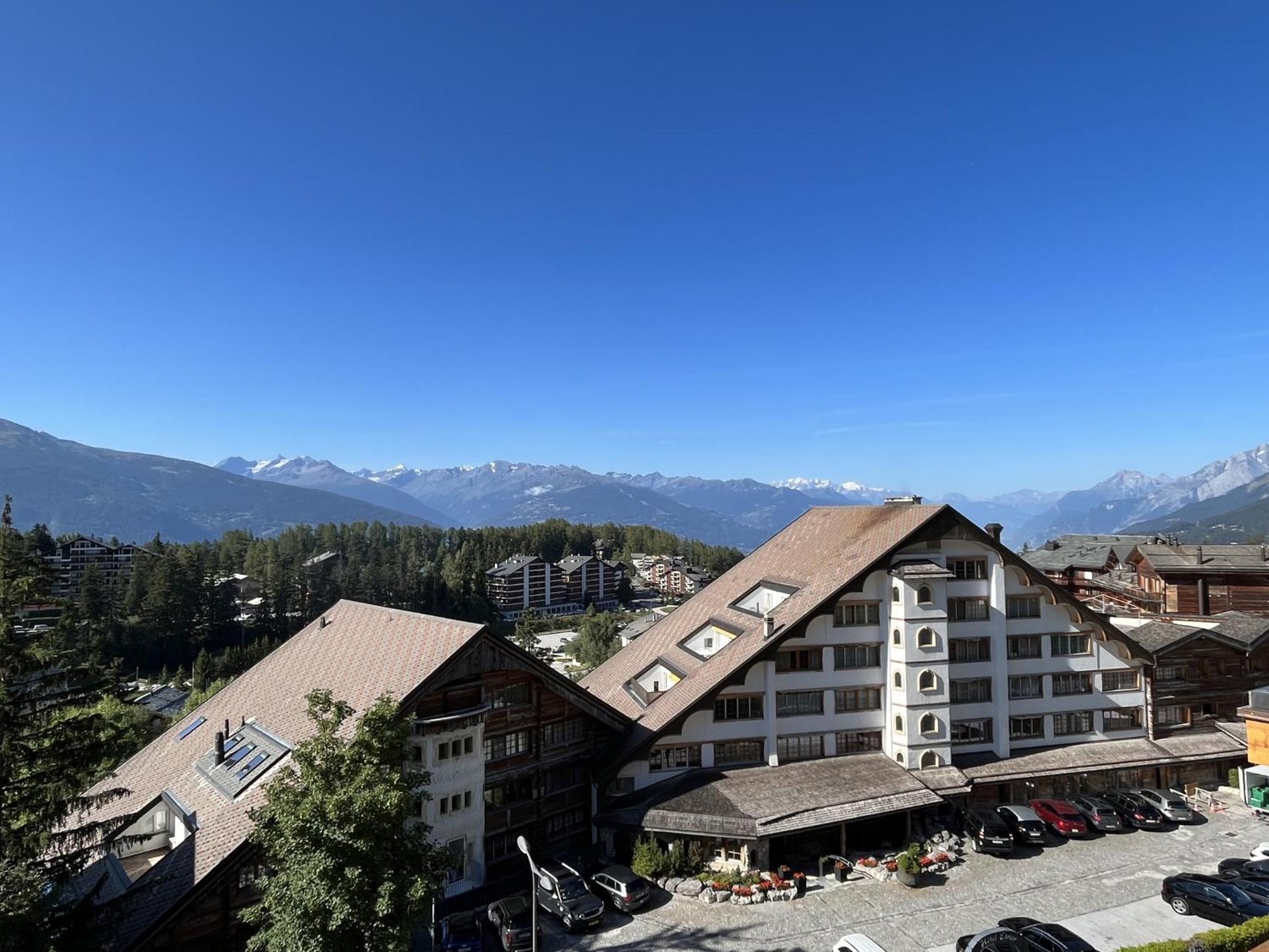 L'Eperon Center Crans Wonderful View Apartment Bagian luar foto