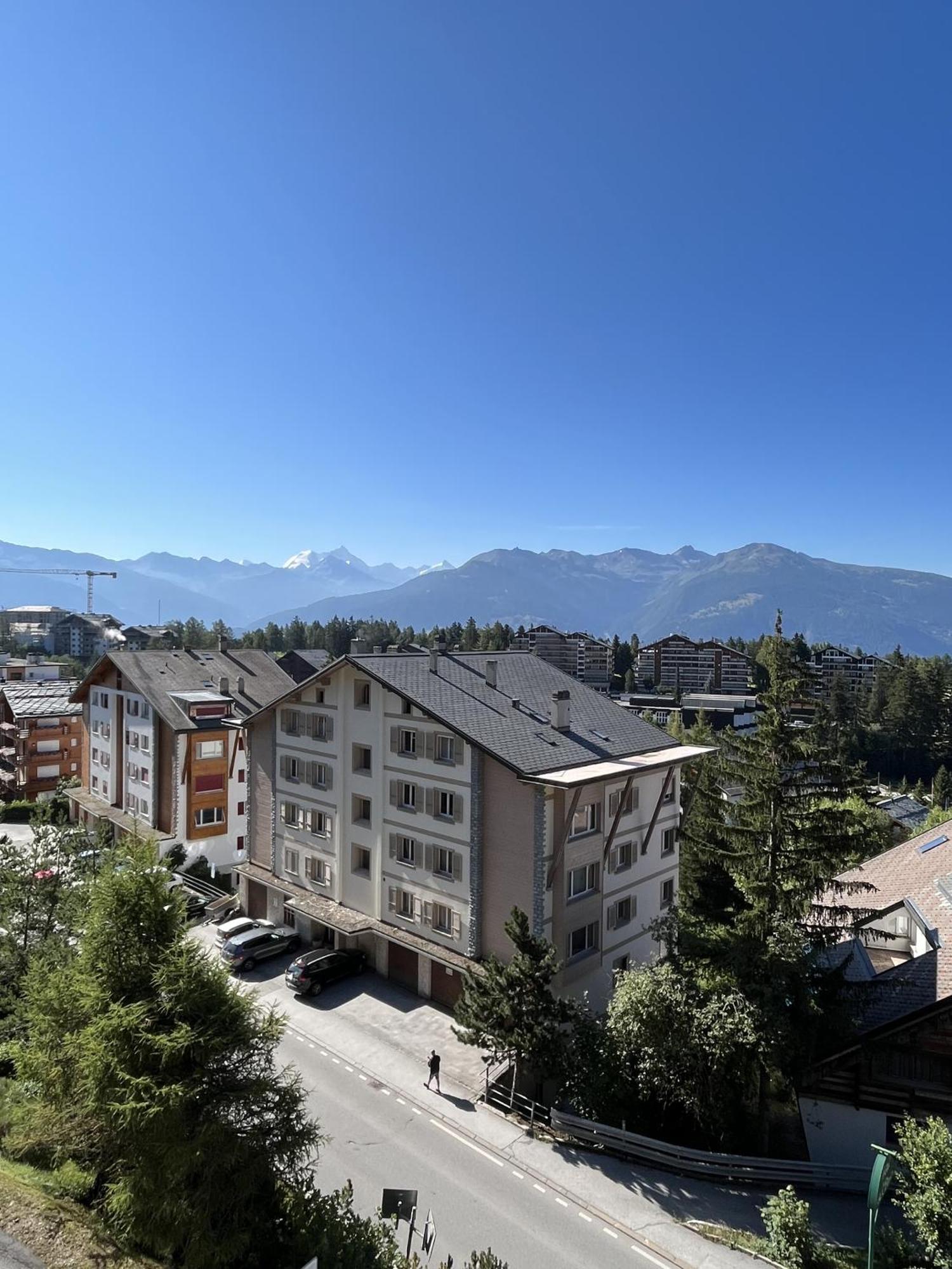 L'Eperon Center Crans Wonderful View Apartment Bagian luar foto