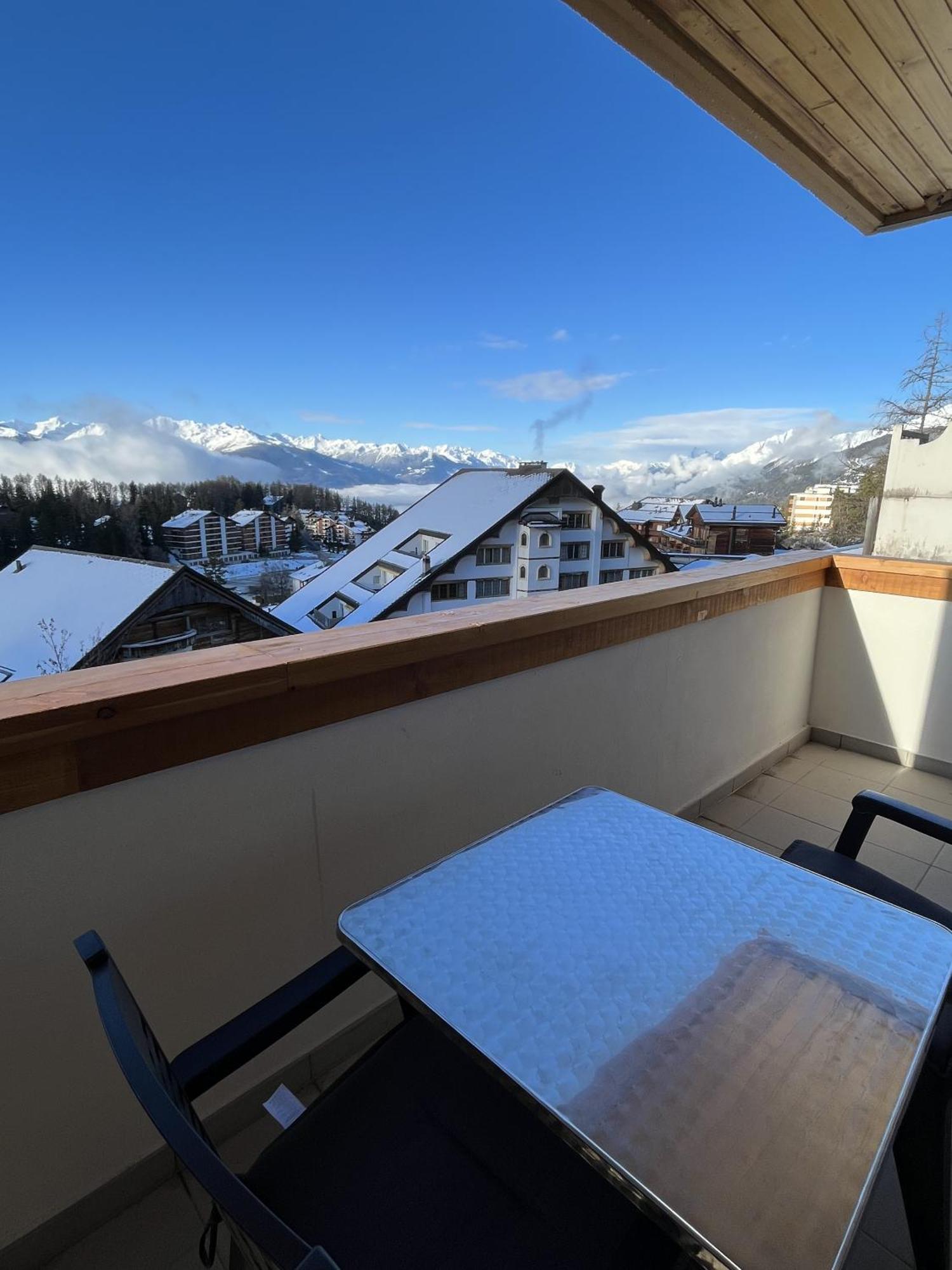 L'Eperon Center Crans Wonderful View Apartment Bagian luar foto