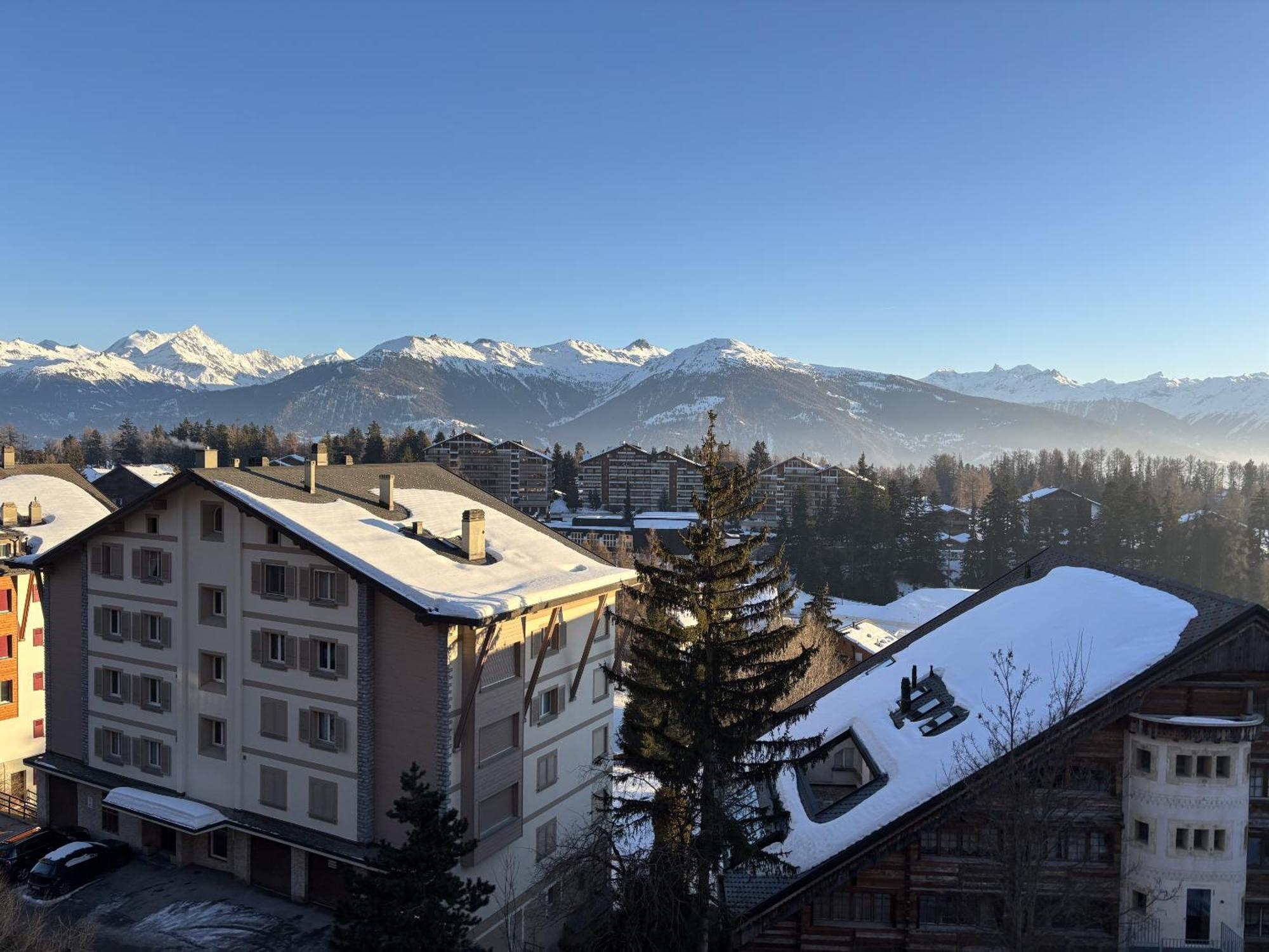 L'Eperon Center Crans Wonderful View Apartment Bagian luar foto