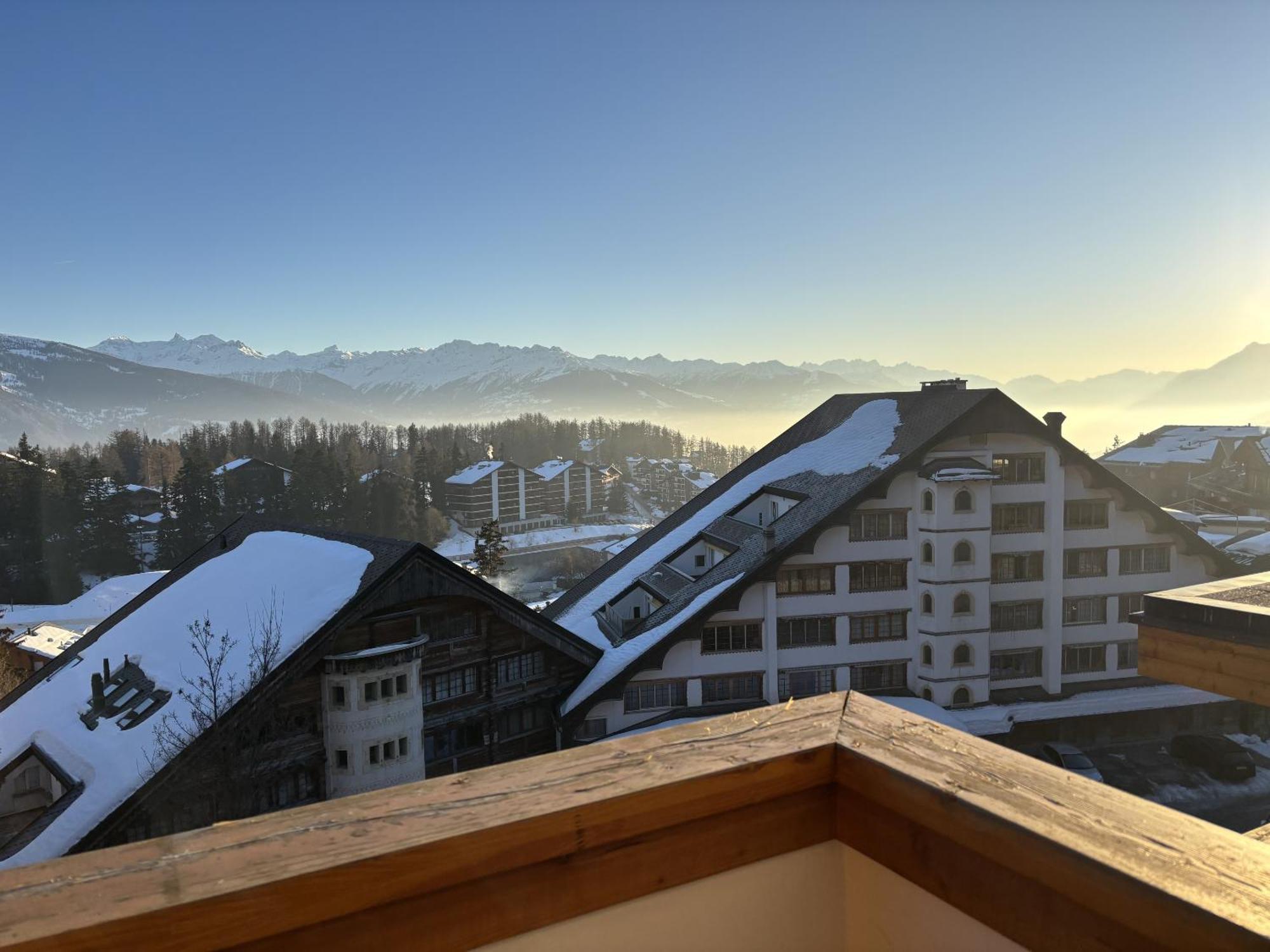 L'Eperon Center Crans Wonderful View Apartment Bagian luar foto