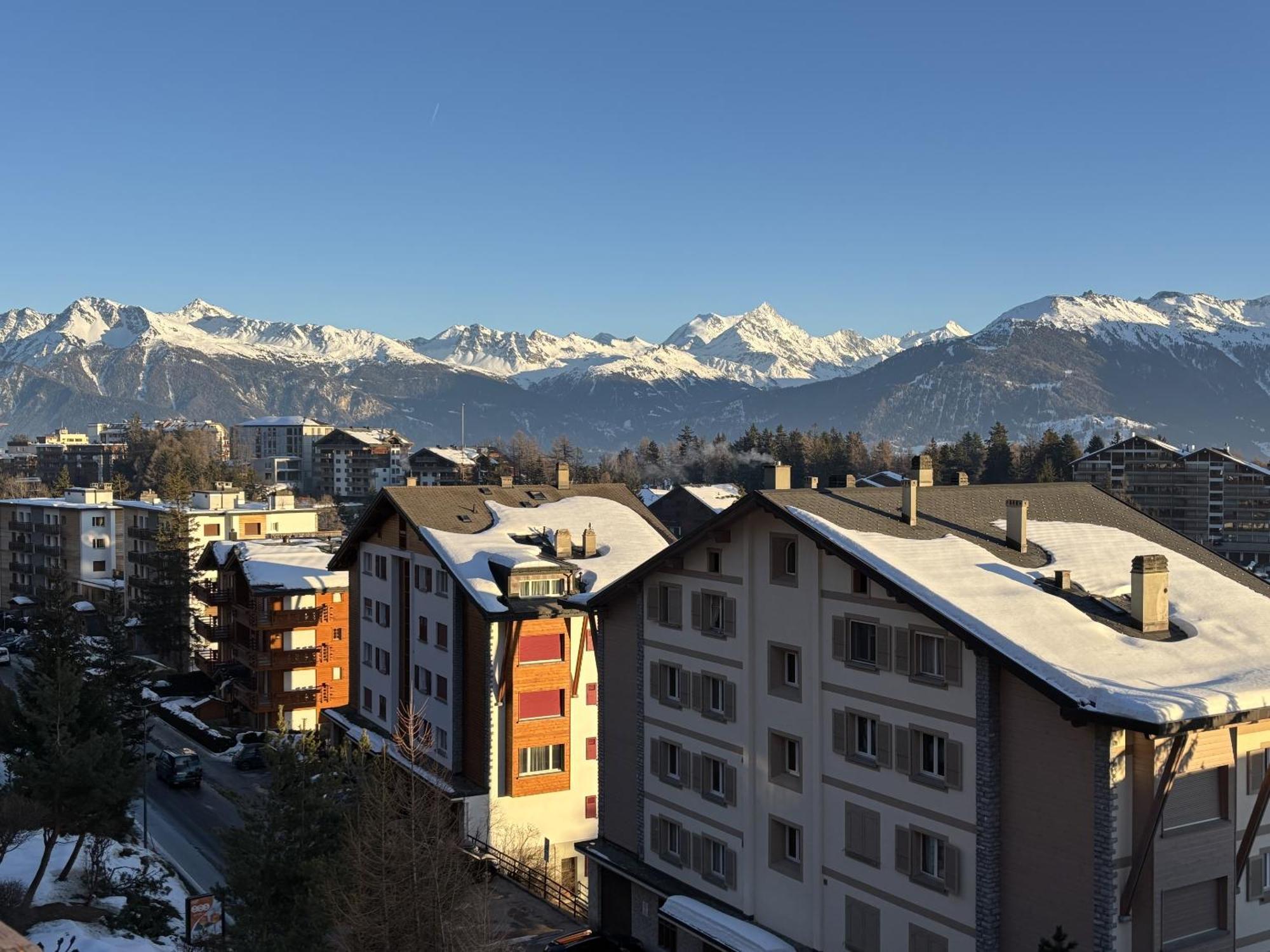 L'Eperon Center Crans Wonderful View Apartment Bagian luar foto
