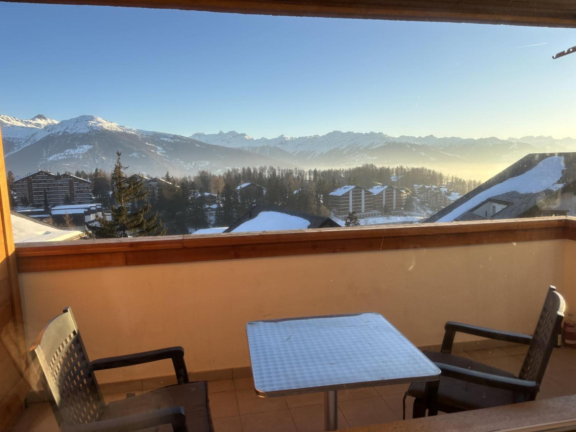 L'Eperon Center Crans Wonderful View Apartment Bagian luar foto