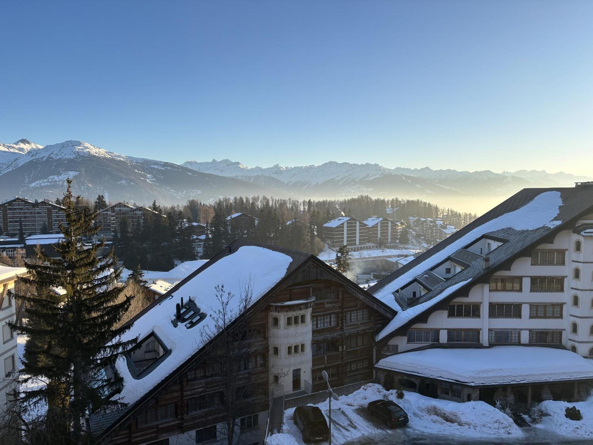 L'Eperon Center Crans Wonderful View Apartment Bagian luar foto