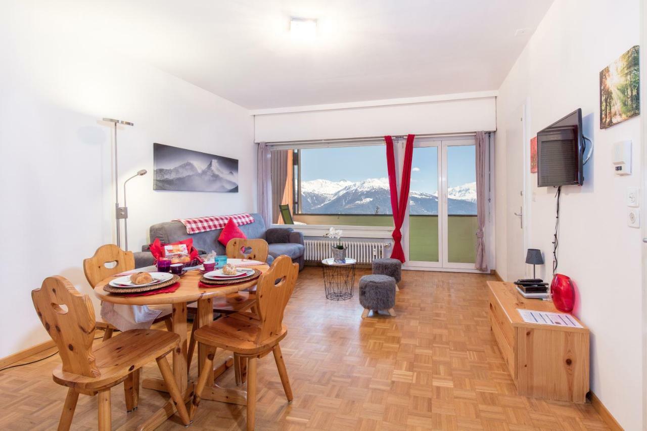 L'Eperon Center Crans Wonderful View Apartment Bagian luar foto