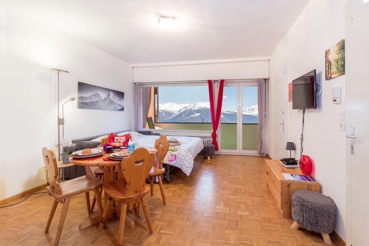 L'Eperon Center Crans Wonderful View Apartment Bagian luar foto
